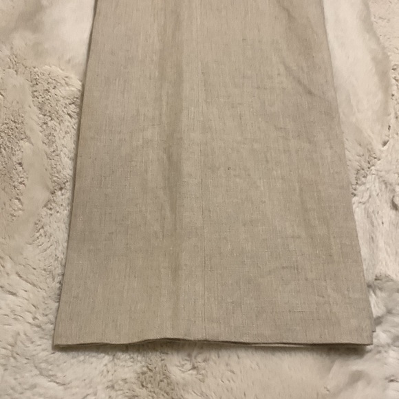 Michael Kors dress pant. Linen capri. Boot leg - Picture 4 of 7